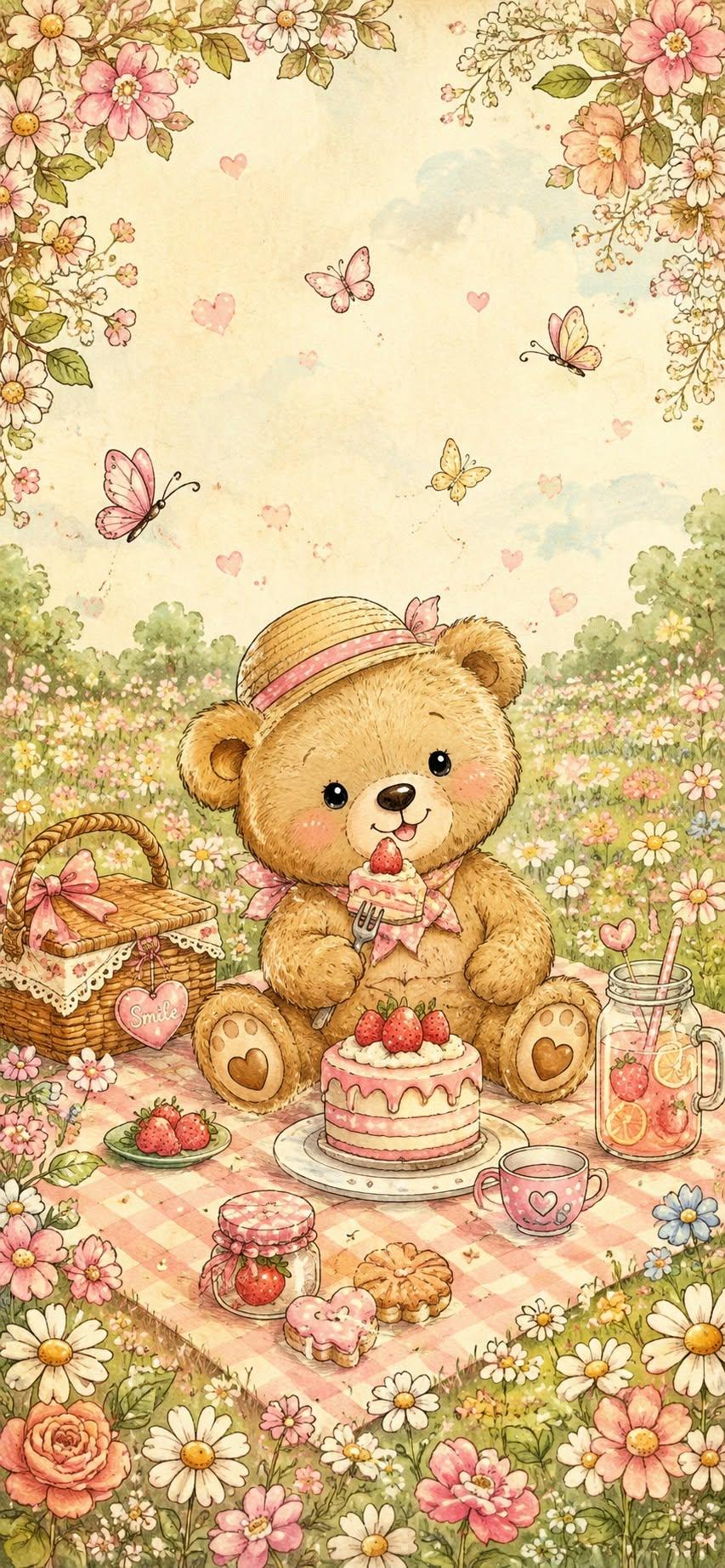 Teddy Bear Picnic Wallpaper