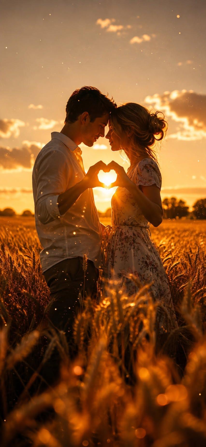 Golden Hour Heart Wallpaper