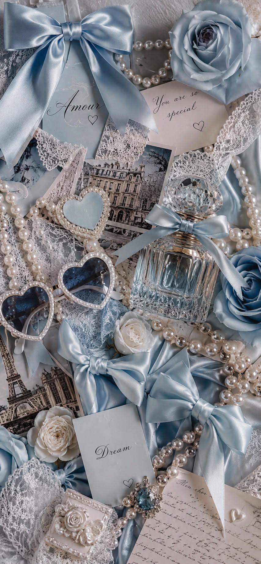 Satin Ribbon Dreams Wallpaper