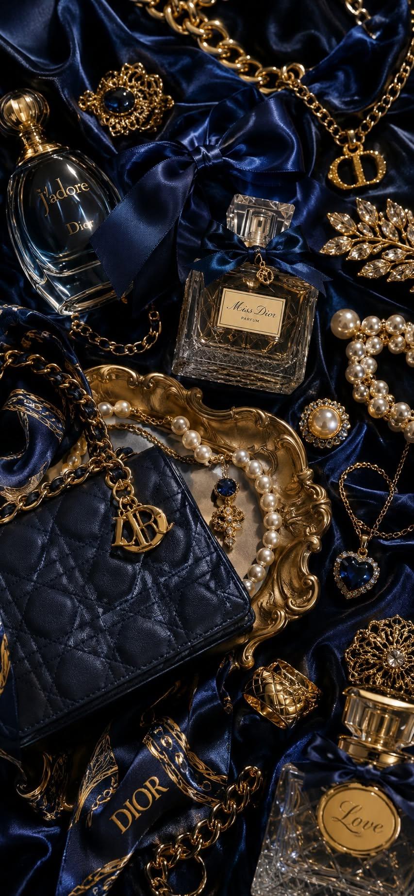 Silk and Gold Luxury Wallpaper