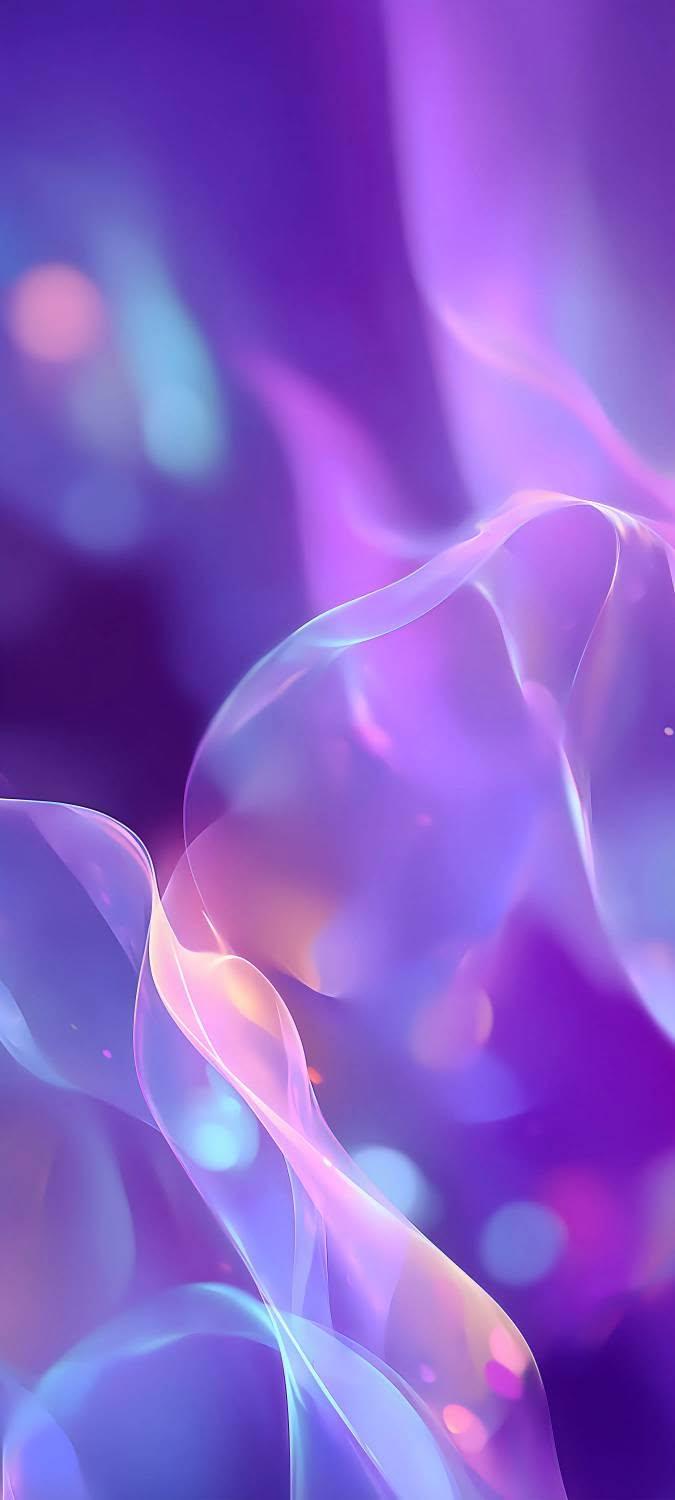 Iridescent Purple Smoke Wallpaper