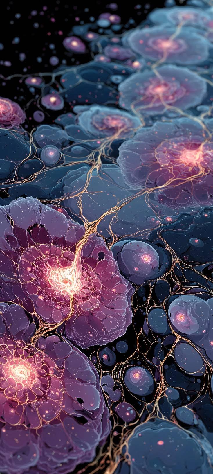 Bioluminescent Cells Wallpaper