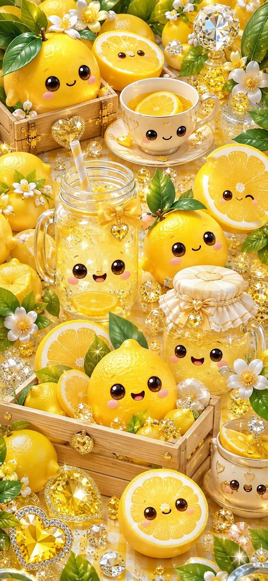 Cute Lemon Wallpaper