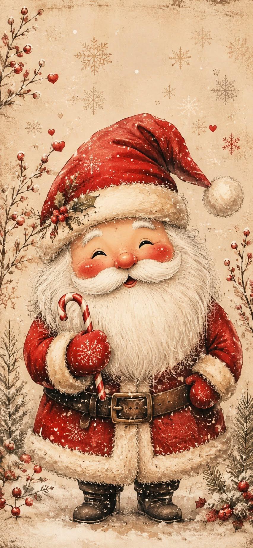 Cute Santa Claus Wallpaper
