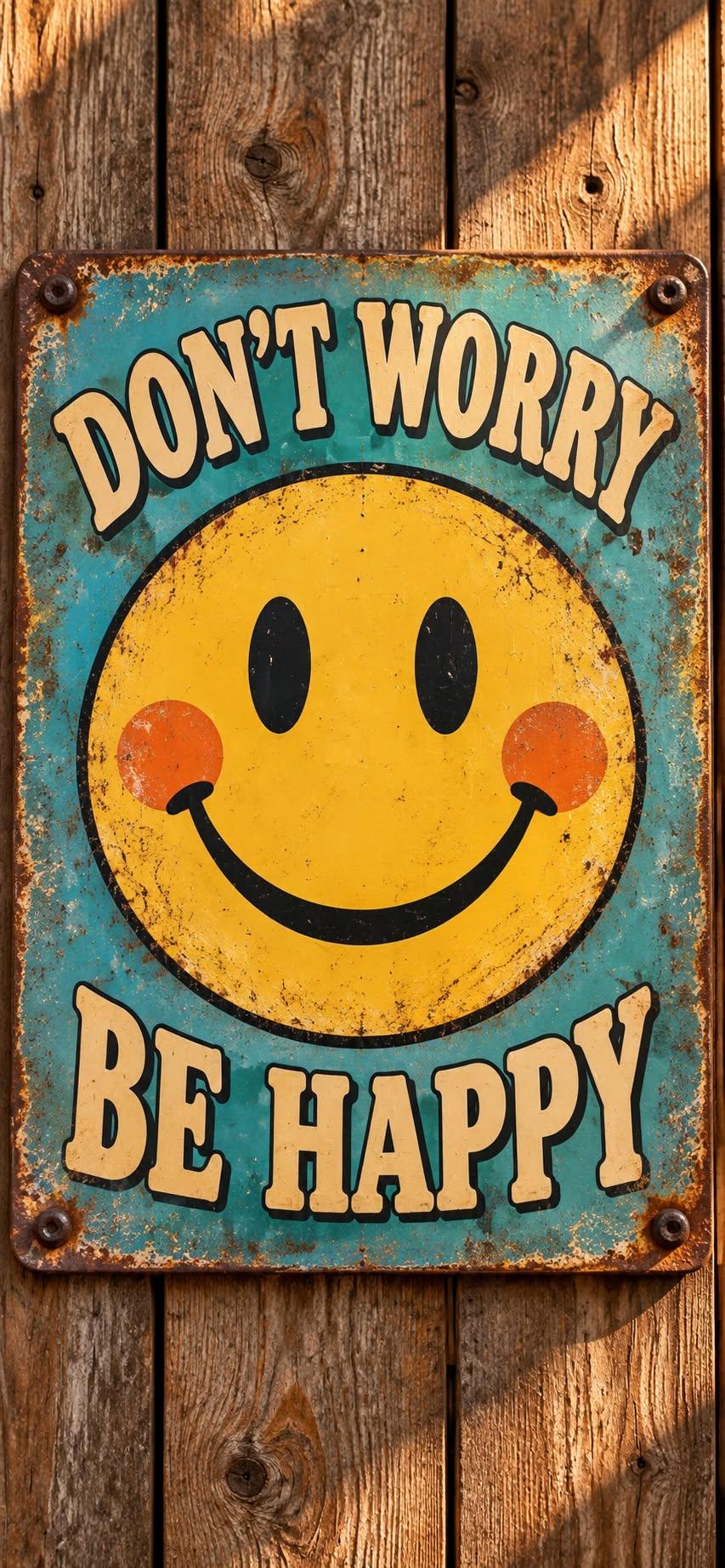 Don’t Worry Be Happy Smiley Wallpaper