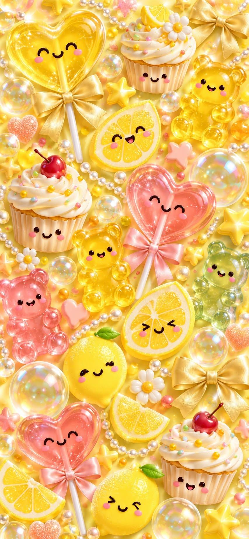 Lemon Candy Wallpaper