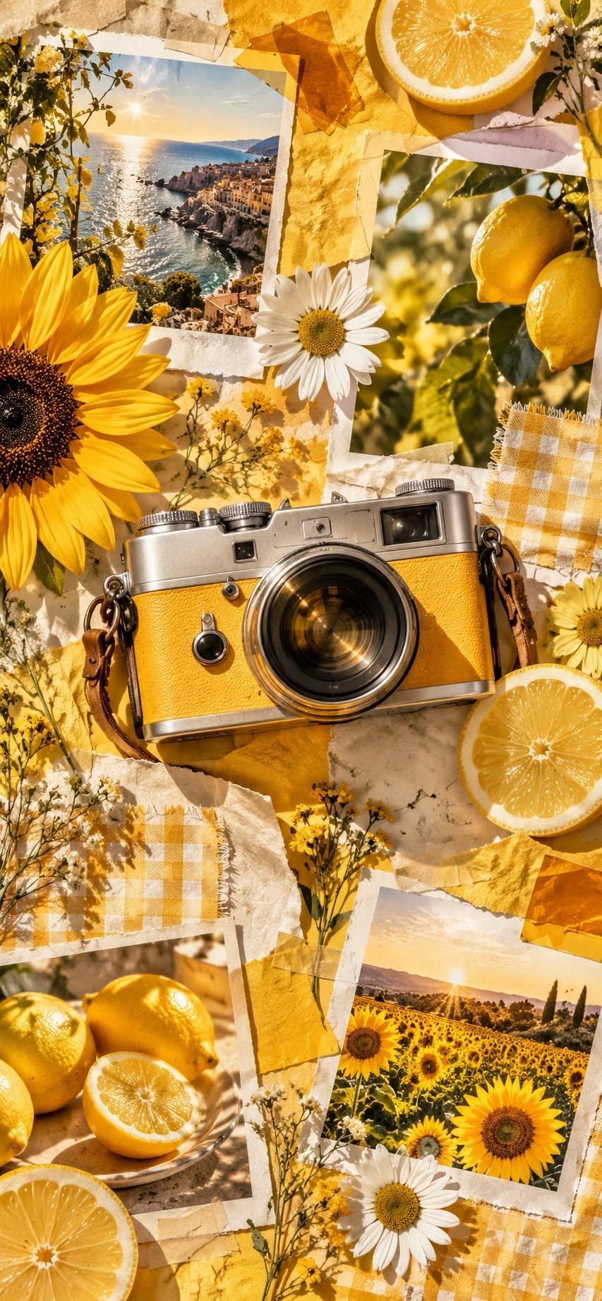 Golden Summer Memories Wallpaper
