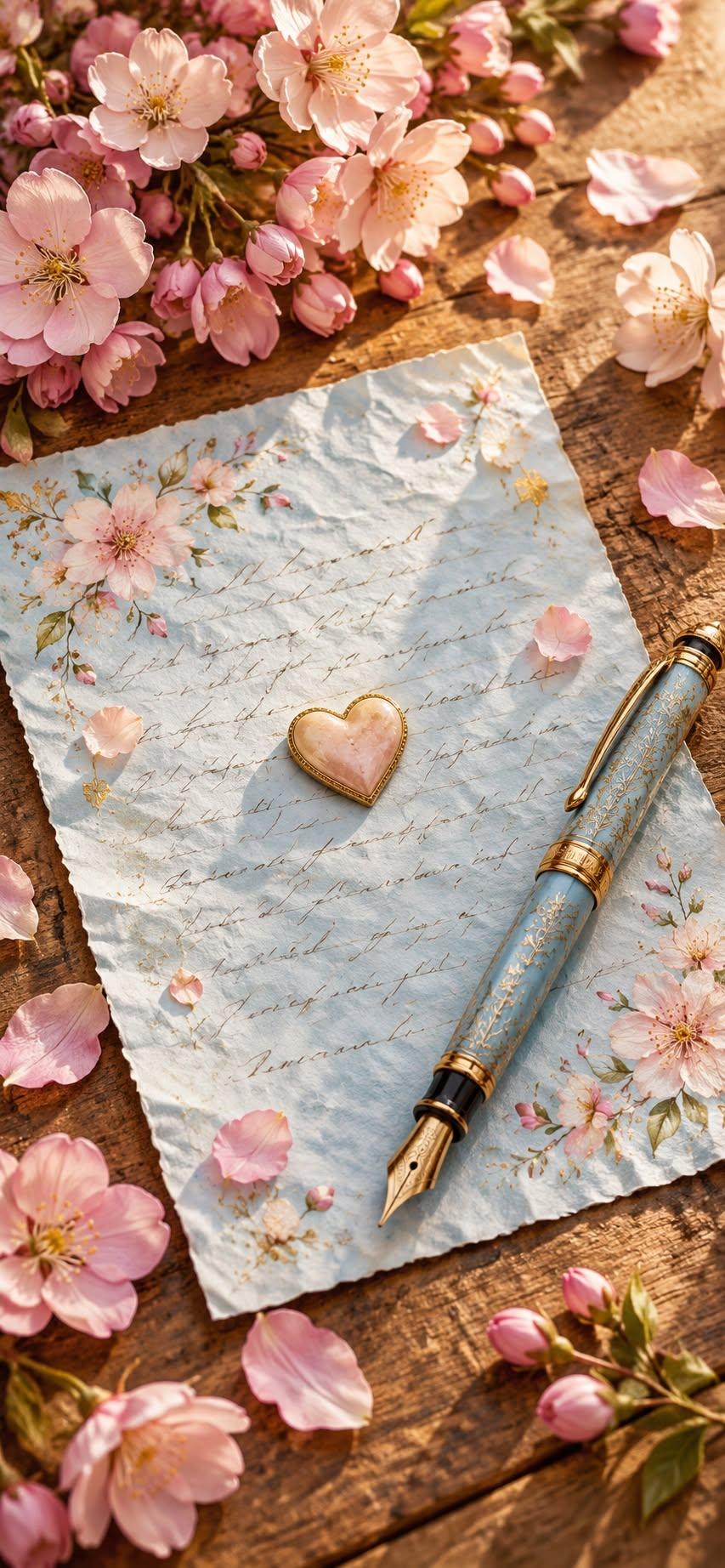 Vintage Rose & Old Book Aesthetic | Soft Dark iPhone Wallpaper